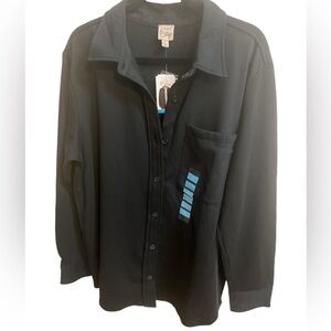 Men’s NWT Como Vintage size xl shirt/jacket.  Black.